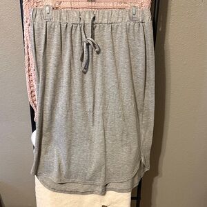 Tickled Teal Heather Gray Skirt